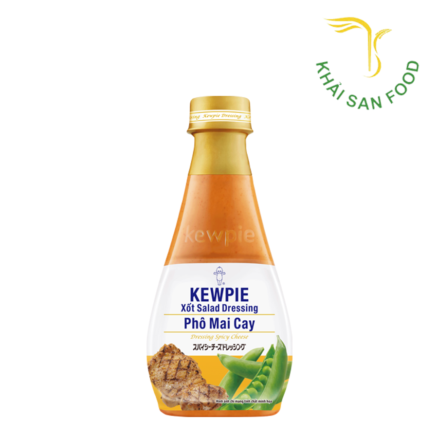 Xốt Kewpie Salad Dressing Vị Phô Mai Cay 210Ml