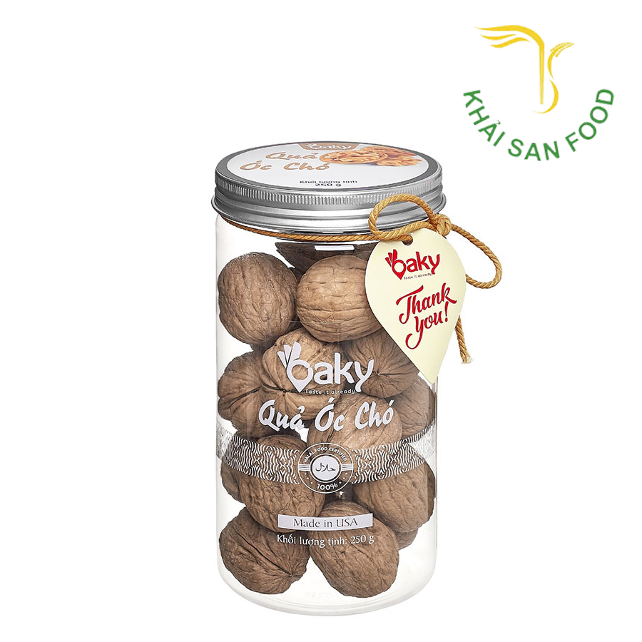 Oaky Hạt Óc Chó Can 250g