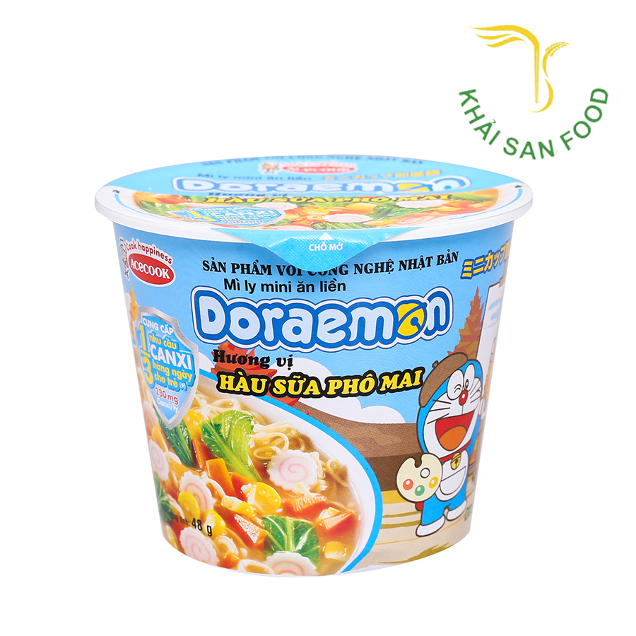 Mì Ly Mini Doremon Hàu Sữa Phô Mai