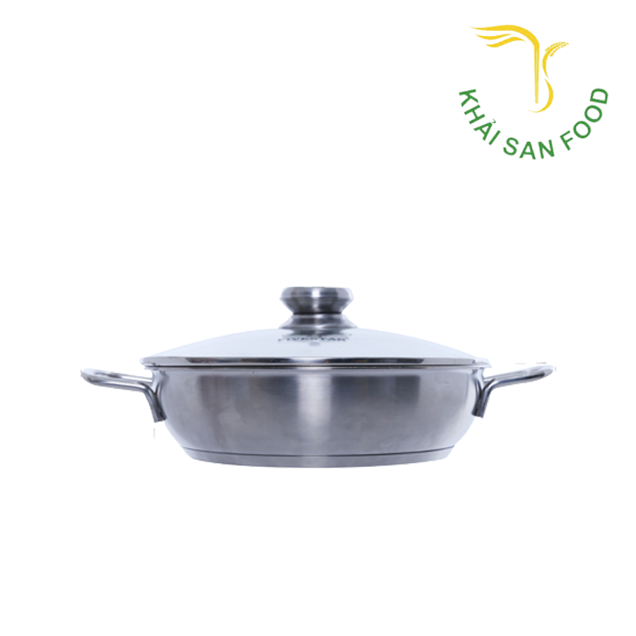 Nồi Lẩu Inox 3 Đáy 24Cm