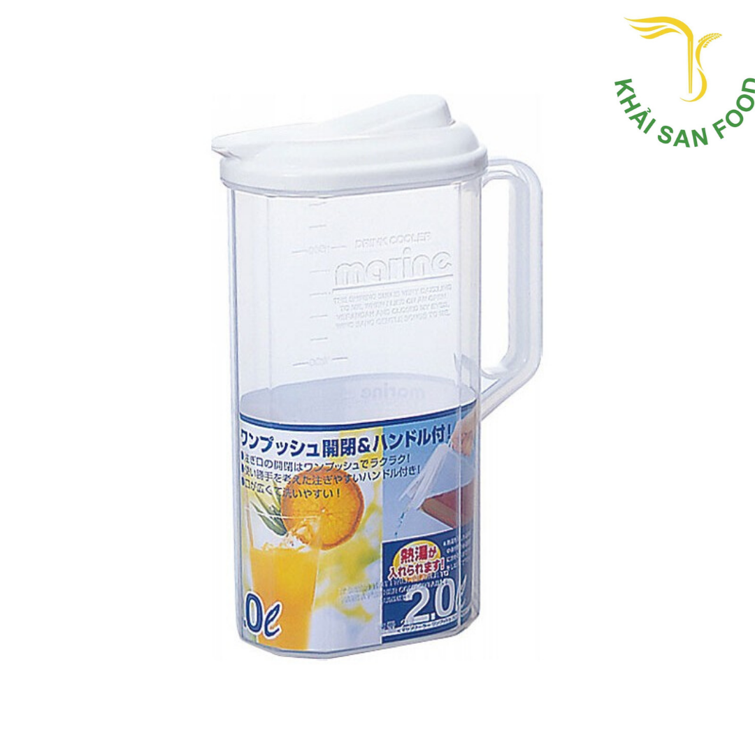 Bình Đựng Nước Cao Cấp 2L Nắp Bật