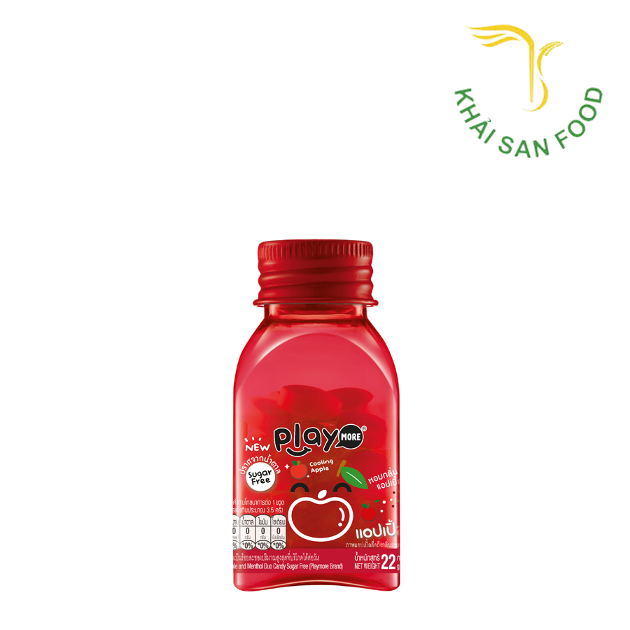 Kẹo The Không Đường Hương Táo Đỏ 22g