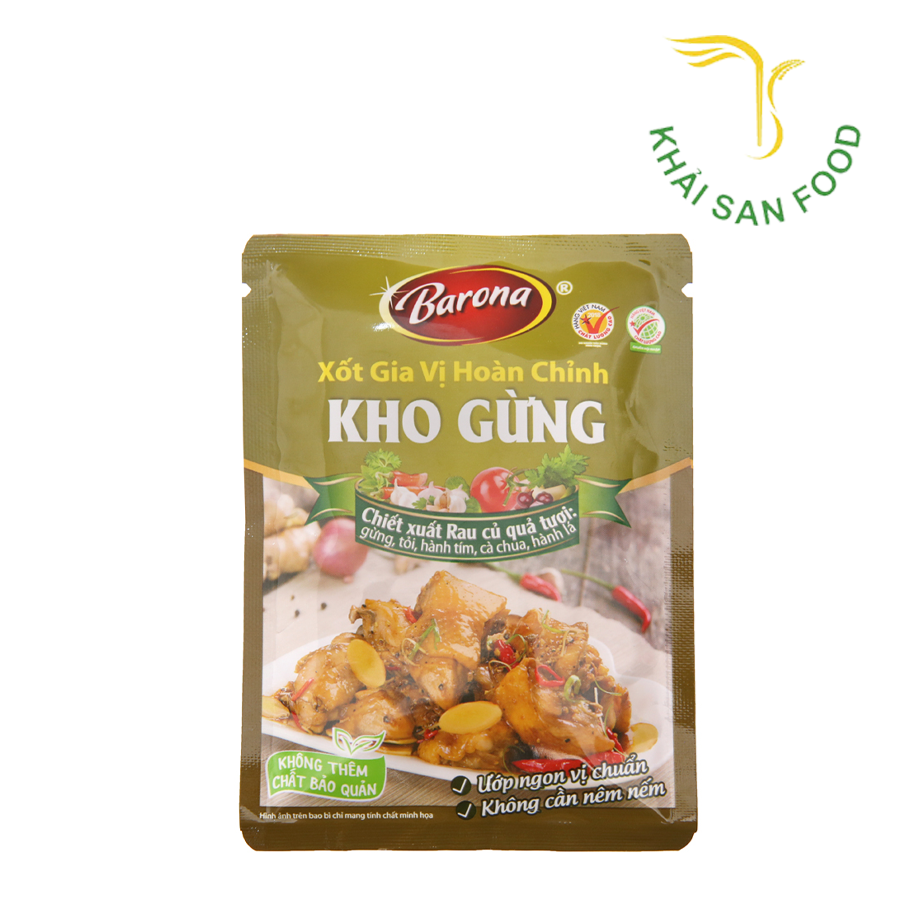 Barona Xốt GVHC - Kho Gừng 80g