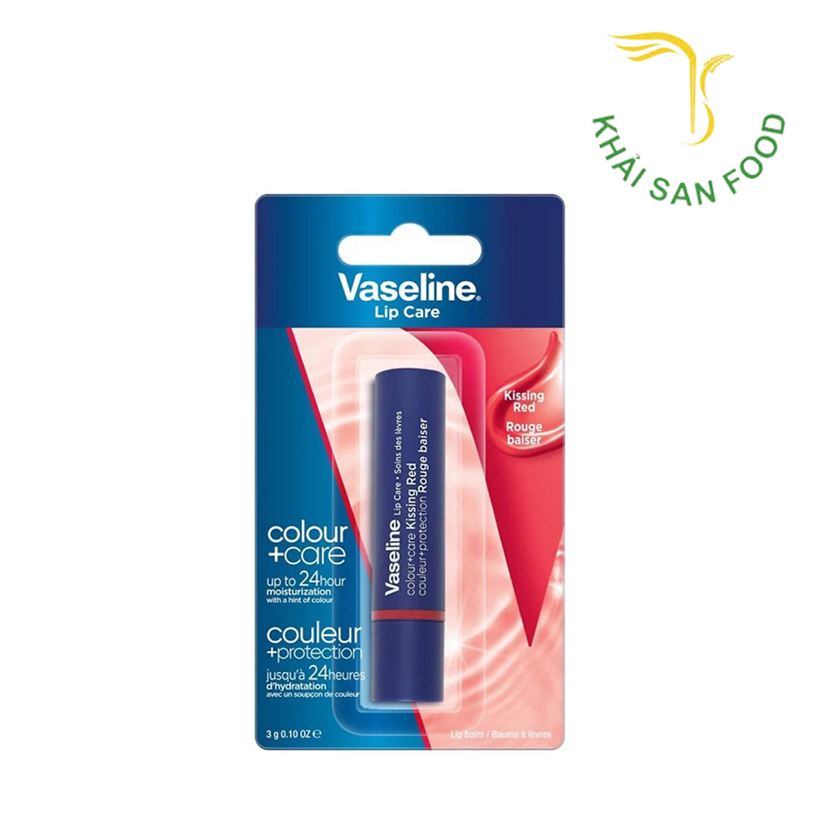 Vaseline Son Màu Dưỡng Môi Kissing Red 3g