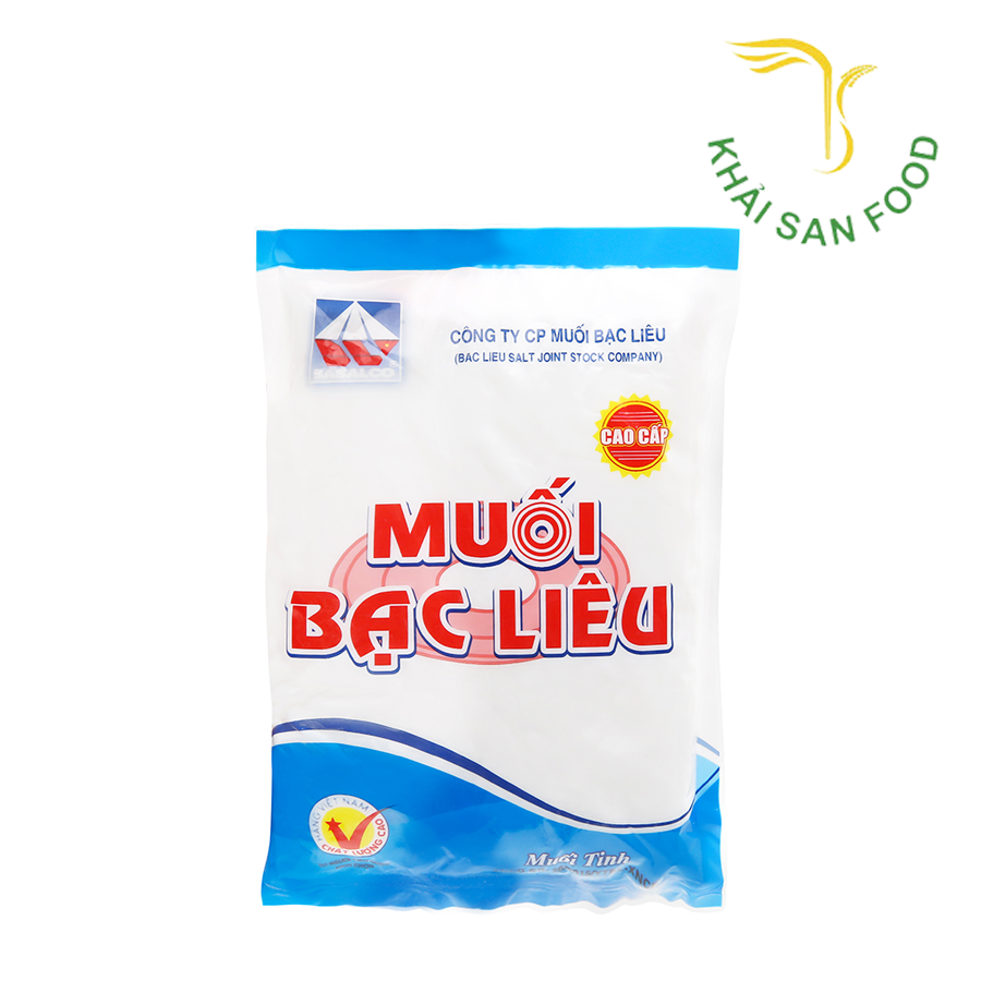 Muối Bạc Liêu 500Gr (Tinh Sấy)