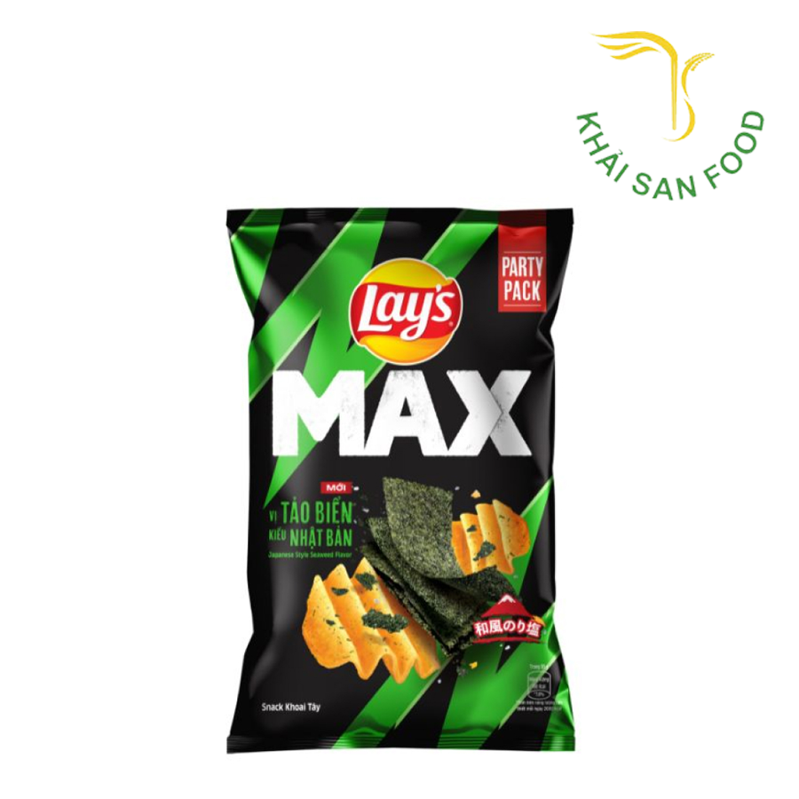Lay's Max Vị Tảo Biển Kiểu Nhật Bản 75G