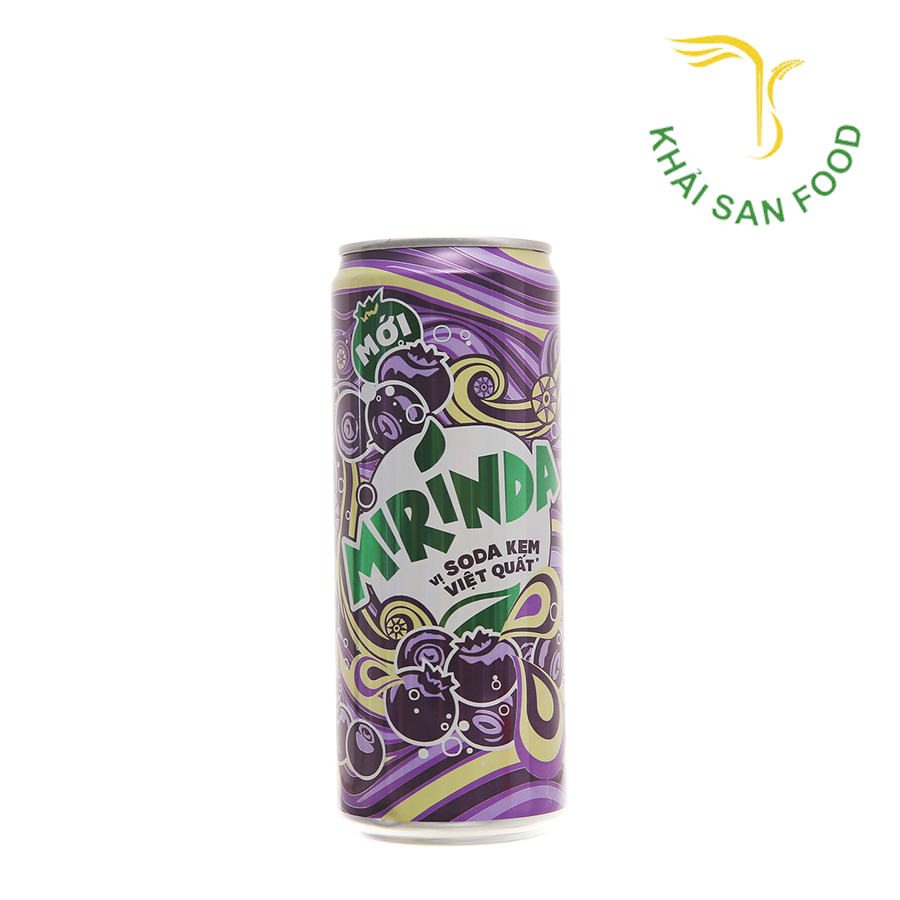 Mirinda Vị Soda Kem Việt Quất 320ml