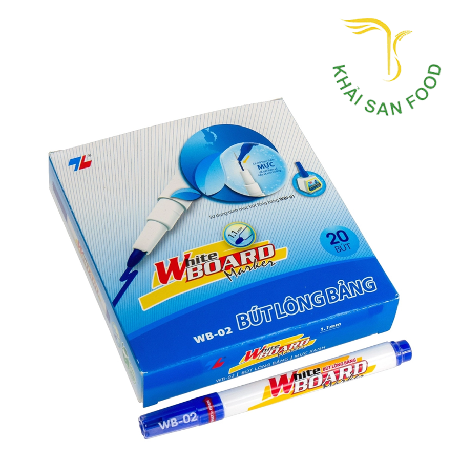 Bút Lông Bảng WB-02 Xanh Hộp 20