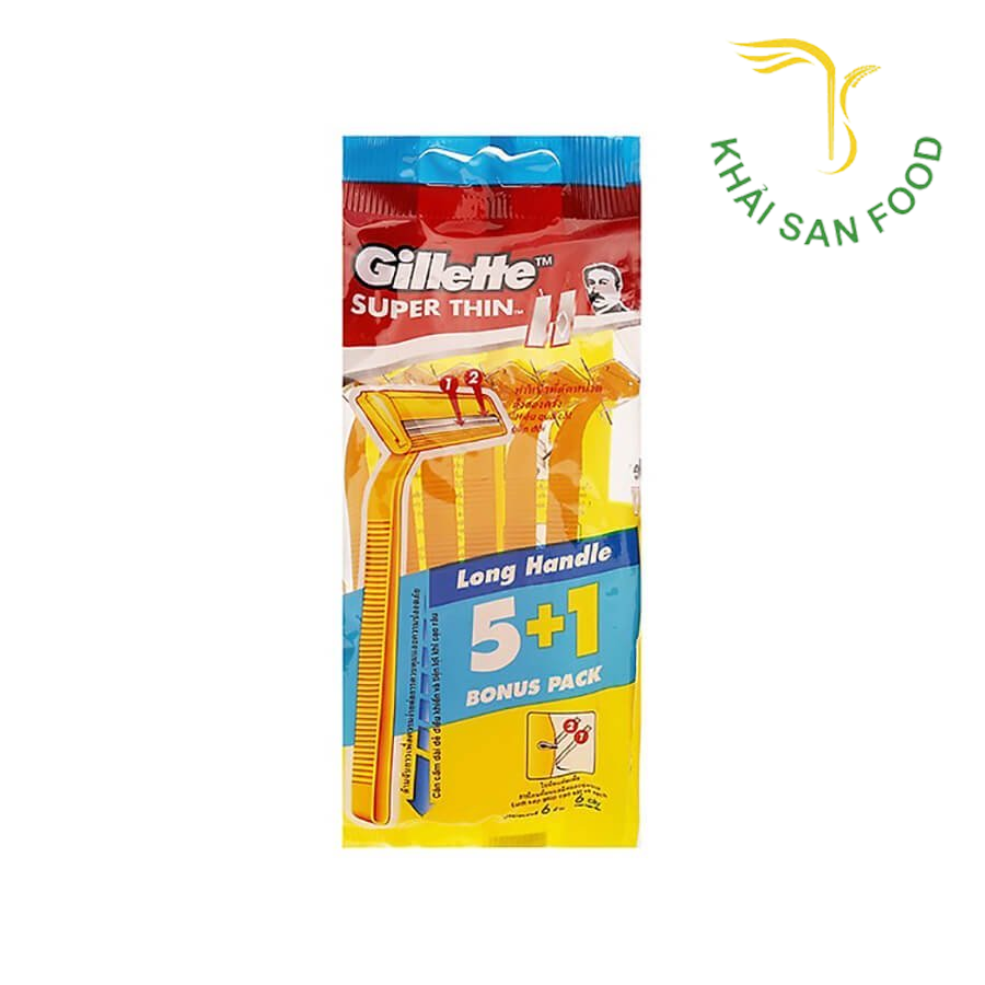 PG Dao Cạo Cán Vàng Gói 5+1