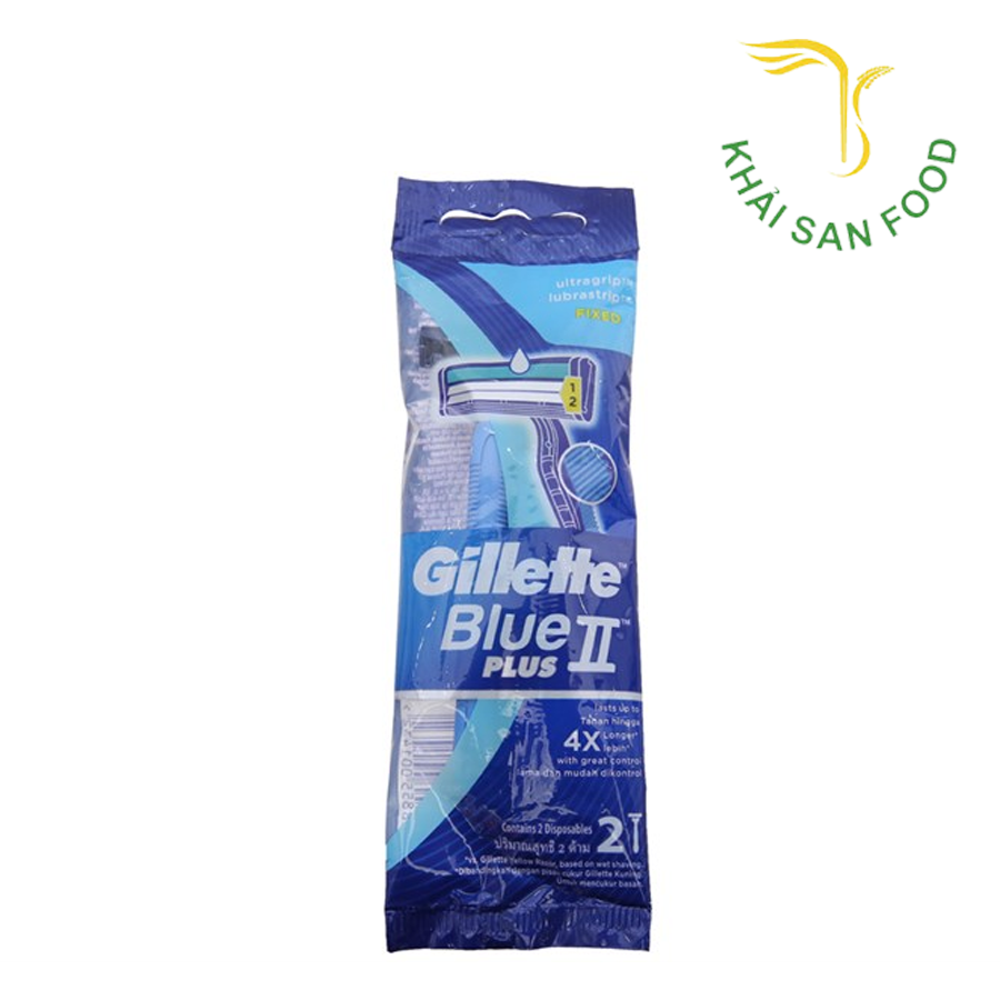 Dao cạo Blue II Plus gói 2 Cây