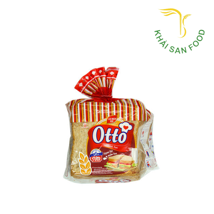 Bánh Mì Sandwich Otto Lúa Mạch Đen 220G