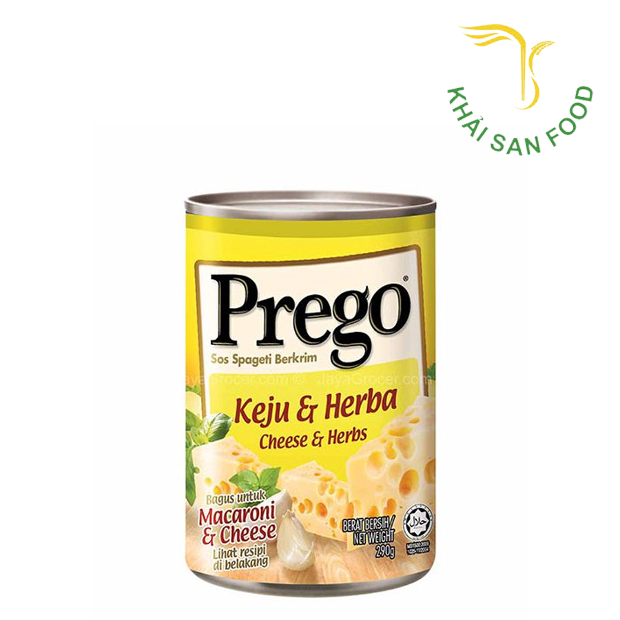Sốt Mì Ý Phô Mai & Thảo Mộc Prego 290g