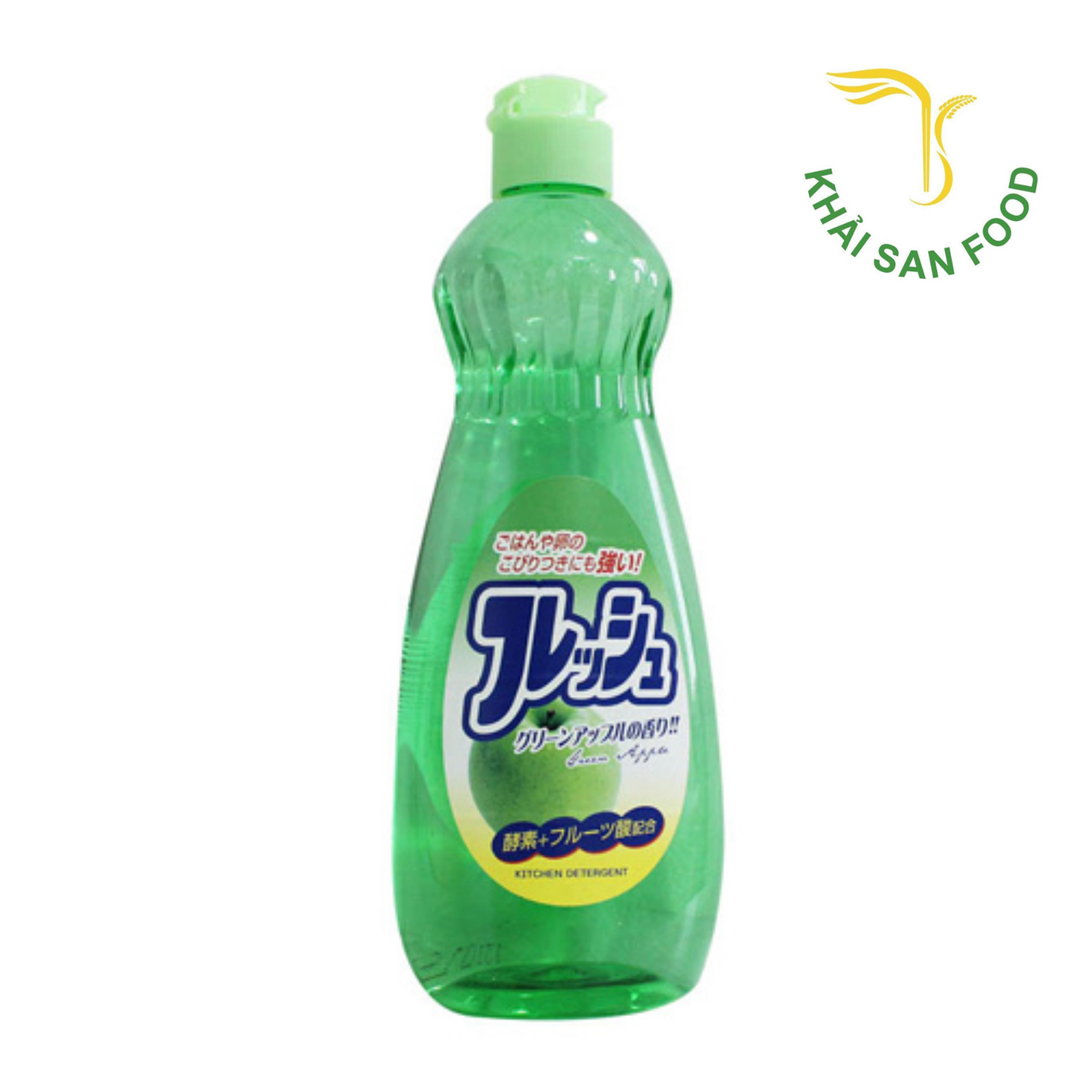 Chai Nước Rửa Bát Chén Hương Táo 600ML