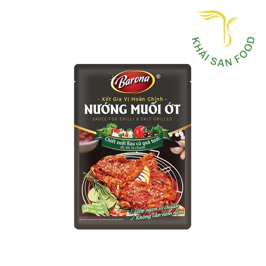 Barona Xốt GVHC - Nướng Muối Ớt 80g