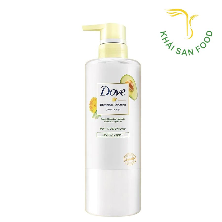 Dove Kem Xả Bơ & Dầu Argan Phục Hồi Hư Tổn 500G