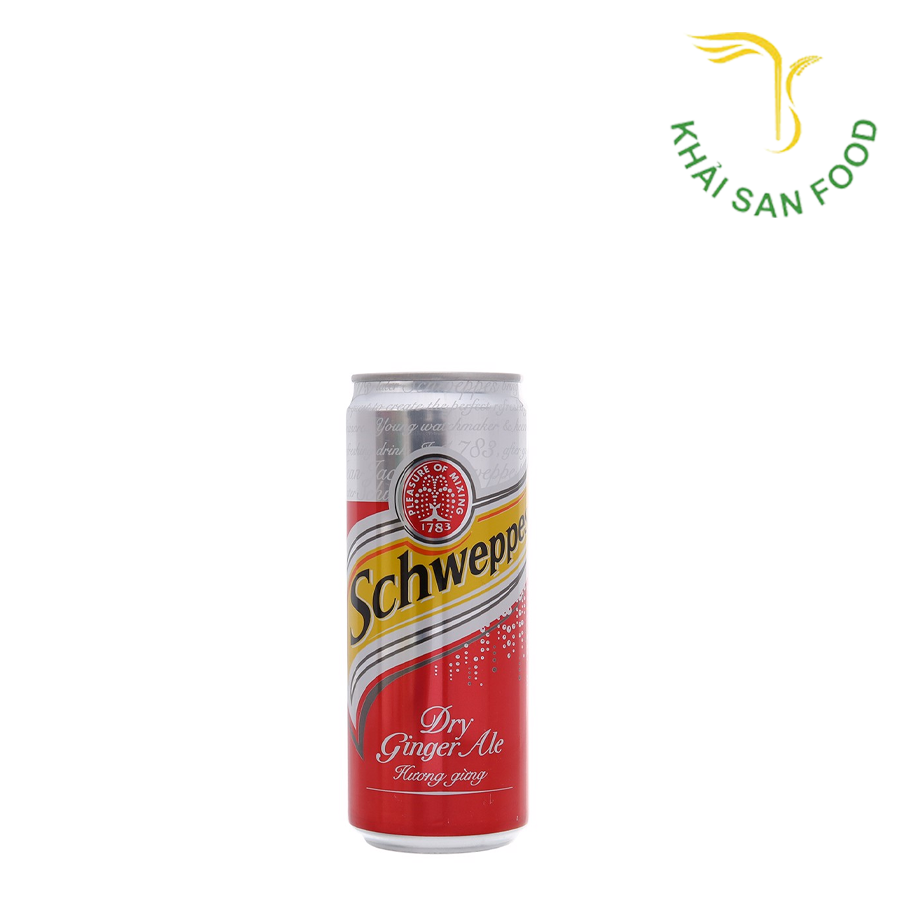 Nước Schweppes Ginger Ale Lon 320ml