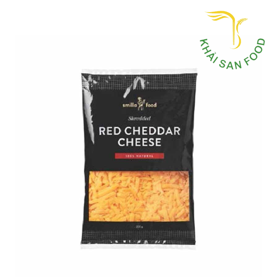 Phô mai - Smilla Food - Shredded Red Cheddar Cheese200G