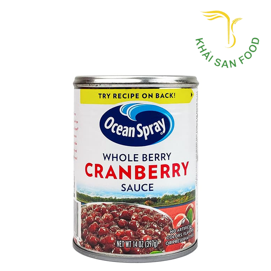 Sốt Ocean Spray Whole Berry Cranberry Sauce 397 gr