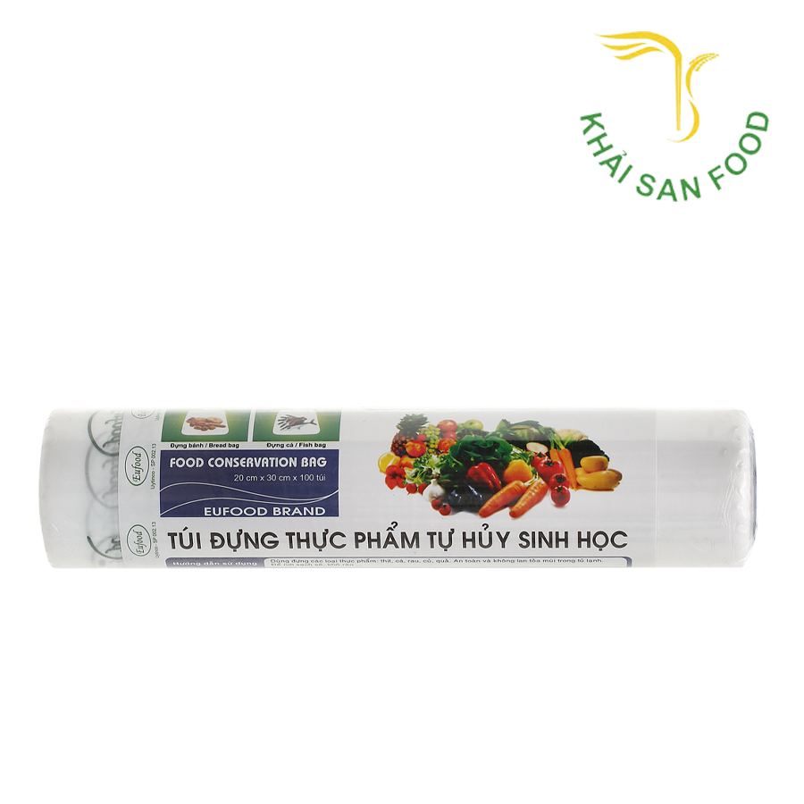 Túi Đựng Thực Phẩm Hủy Sinh Học 22*32*100c
