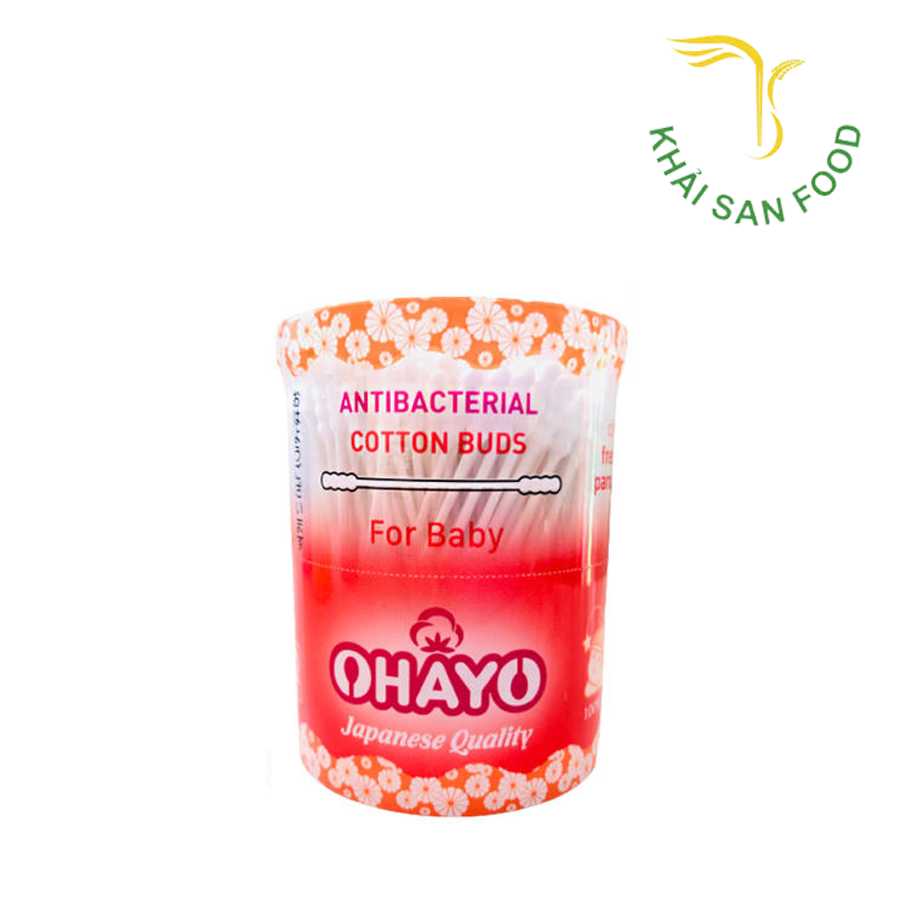 Tăm Bông Ohay O Baby Xoắn 180pcs