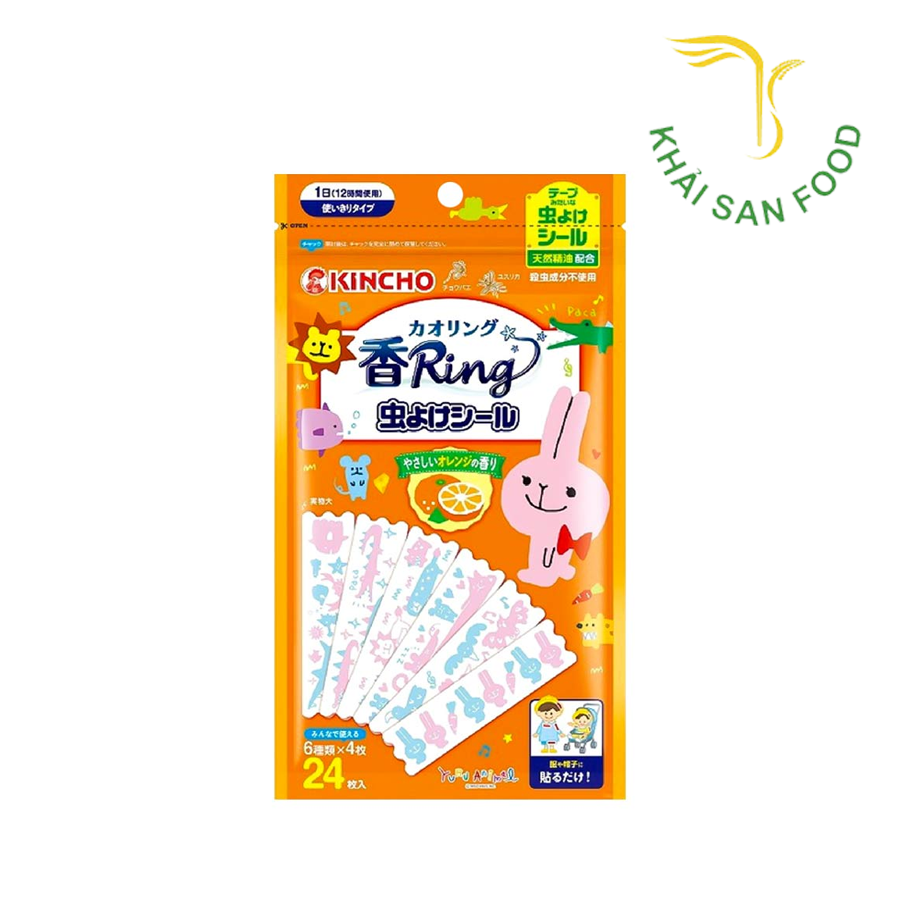 Set 24 Miếng Dán Đuổi Muỗi Kincho