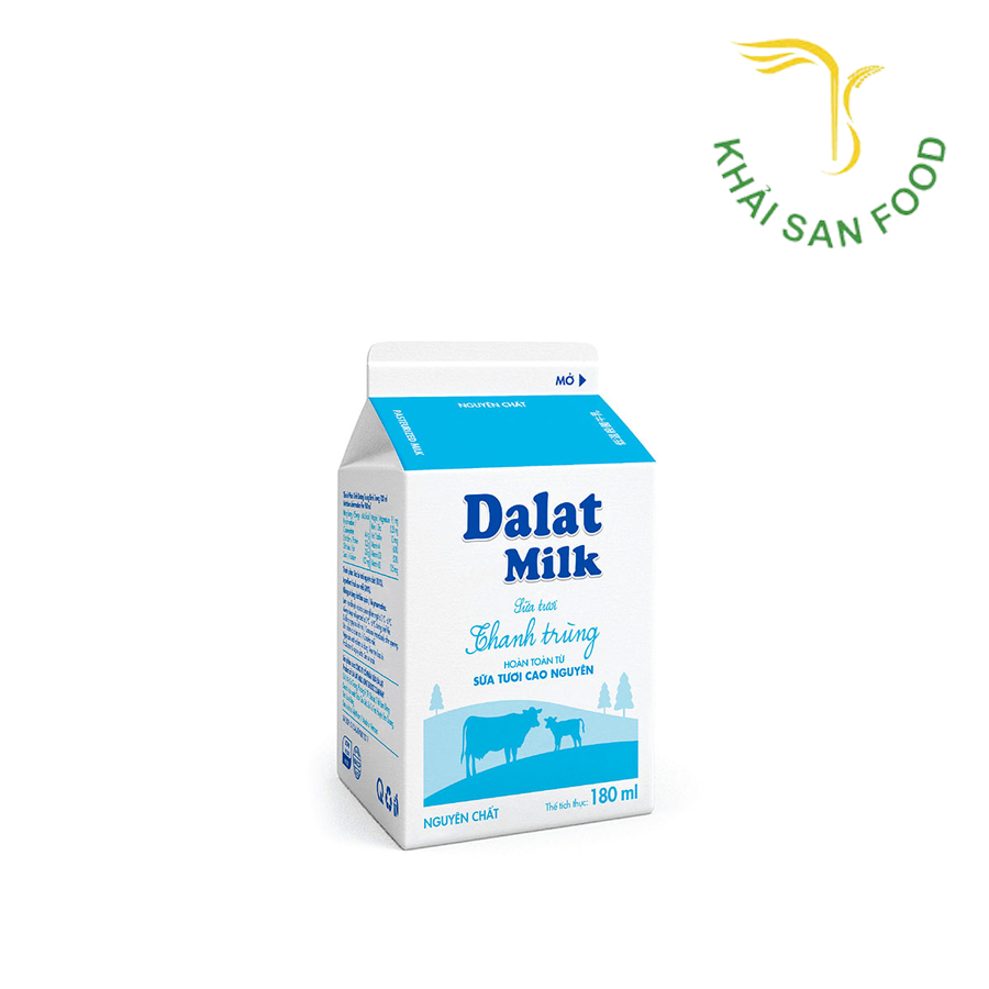 Sữa Tươi Thanh Trùng 180Ml Đà Lạt Milk