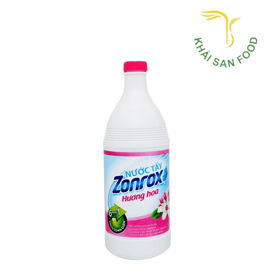 Zonrox Nước Tẩy Đồ Hương Hương Hoa- Nguyên Chất 1L