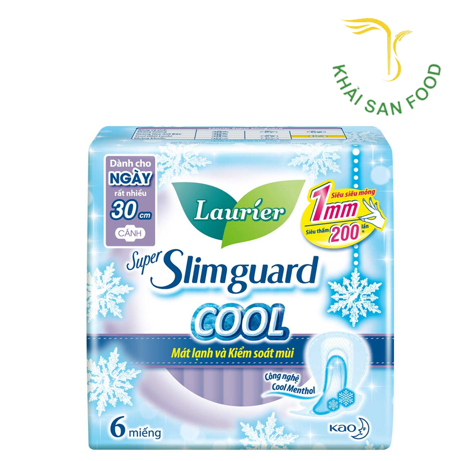 Laurier Siêu Mỏng 1mm Cool 30cm 6M