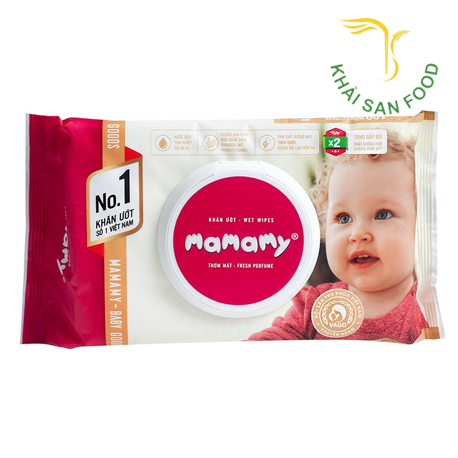 TP Khăn Ướt Mamamy 100 Tờ Mùi