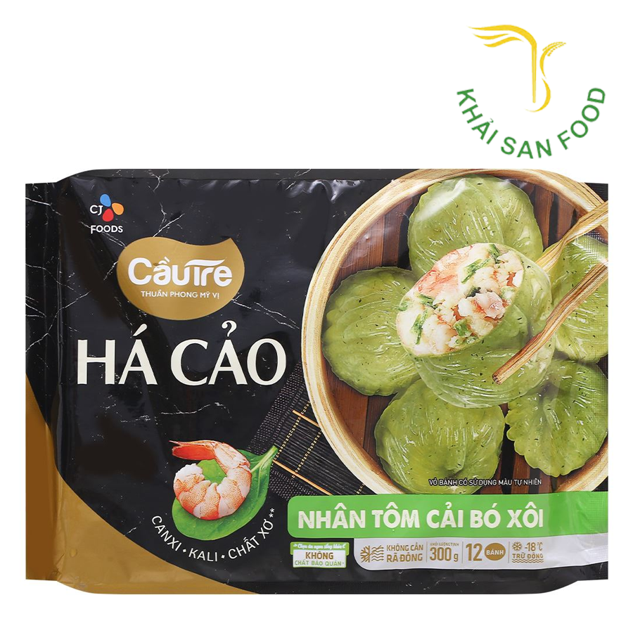 Há Cảo Nhân Tôm Cải Bó Xôi 300Gr