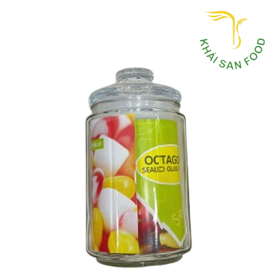 Hủ Thủy Tinh Lục Giác 550ml TBP