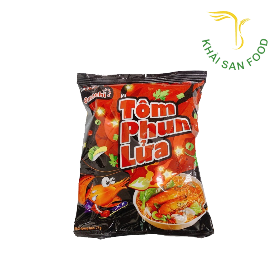 MS Mì Omachi Tôm Phun Lửa MN 30 gói 77gr