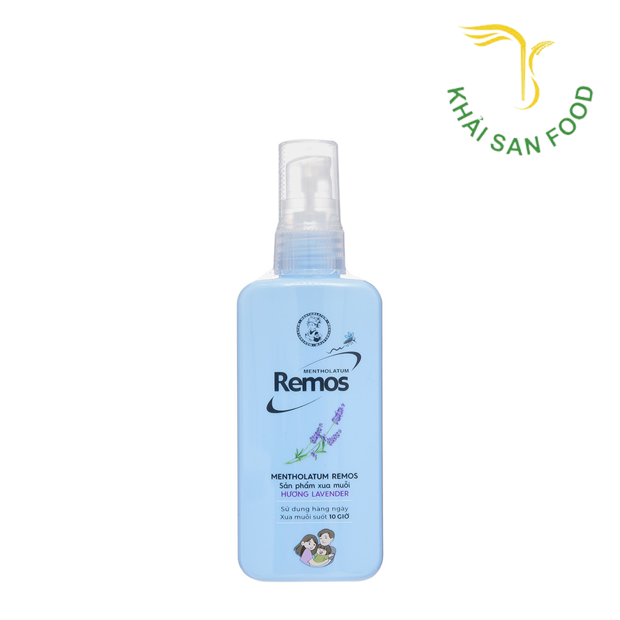 Xịt Xua Muỗi Remos Lavende 70ml