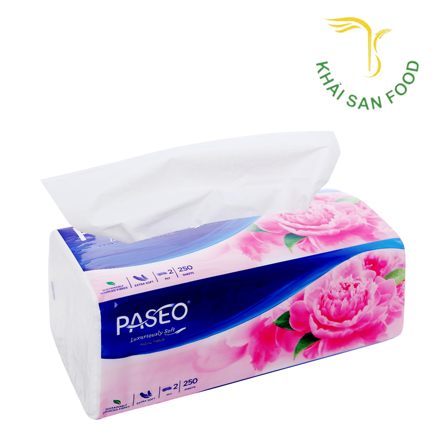 Khăn Giấy Thiếp Paseo 250 Tờ 2 Lớp