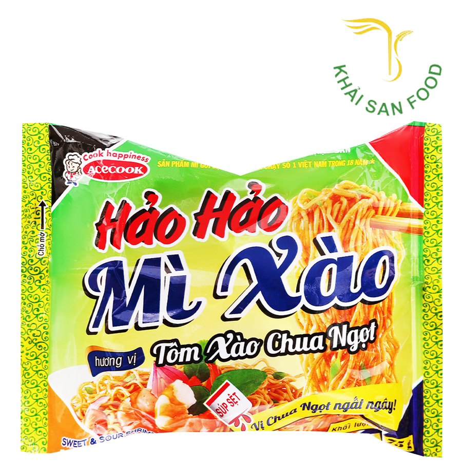 Hảo Hảo Mì Xào Tôm Xào Chua Ngọt