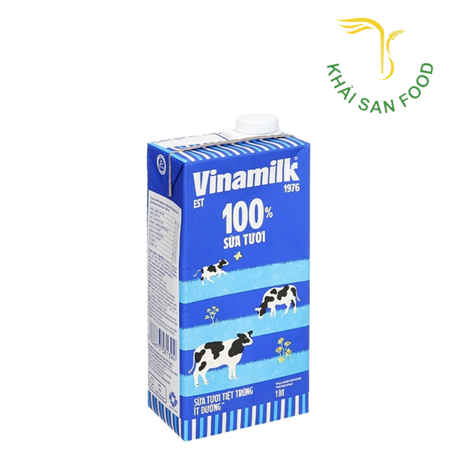 Sữa Tươi Tiệt Trùng Vinamilk 1L (Ít Đường)