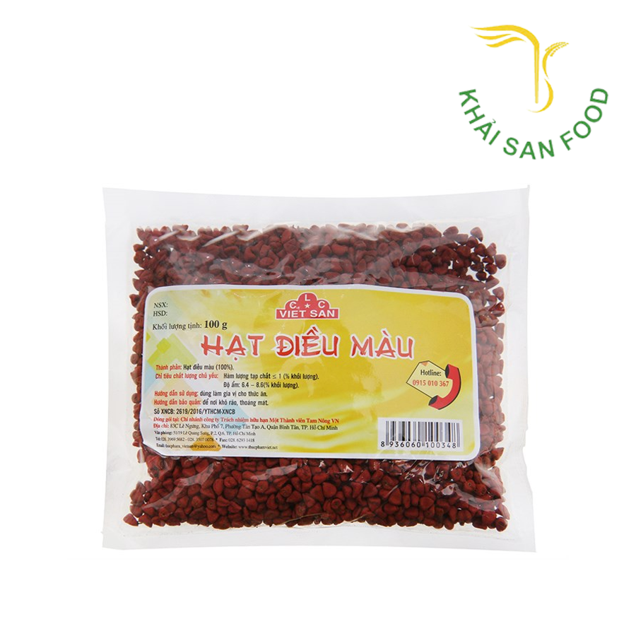 Hạt Điều Màu 100G