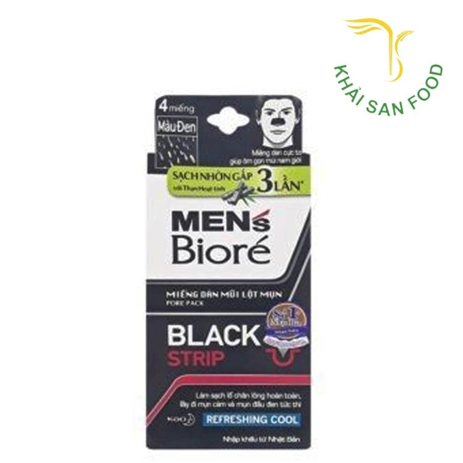 Biore Miếng Dán Mũi Nam (Đen) 4S