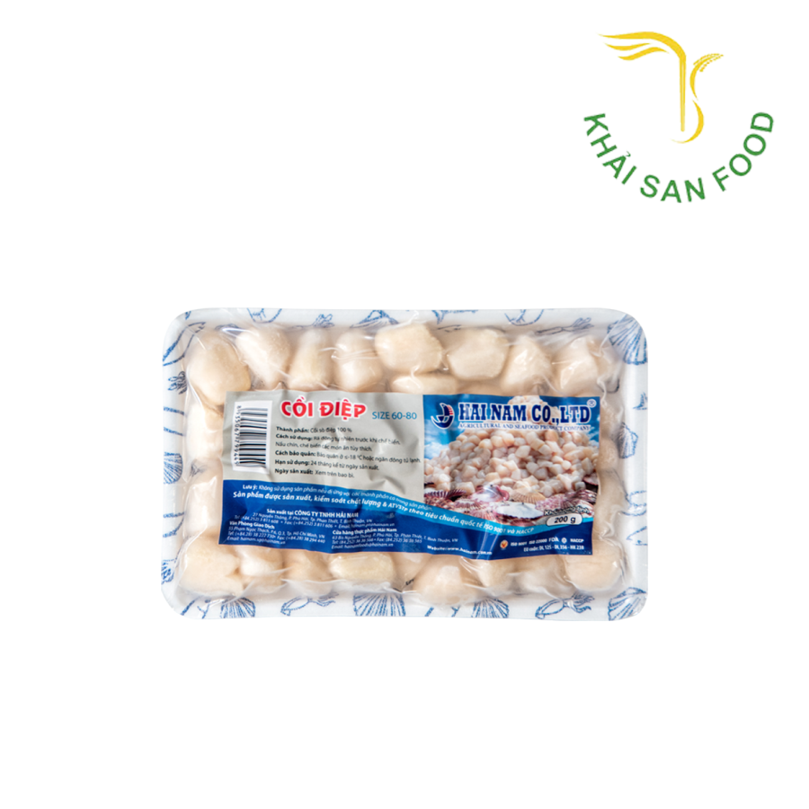 HN Sò Điệp Cồi Sống 60-80 Khay 200g