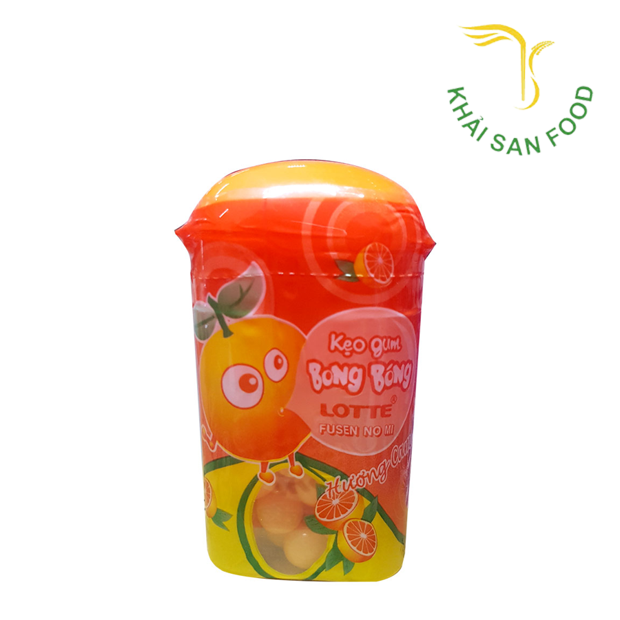 Kẹo Gum Lotte Bong Bóng (Cam)