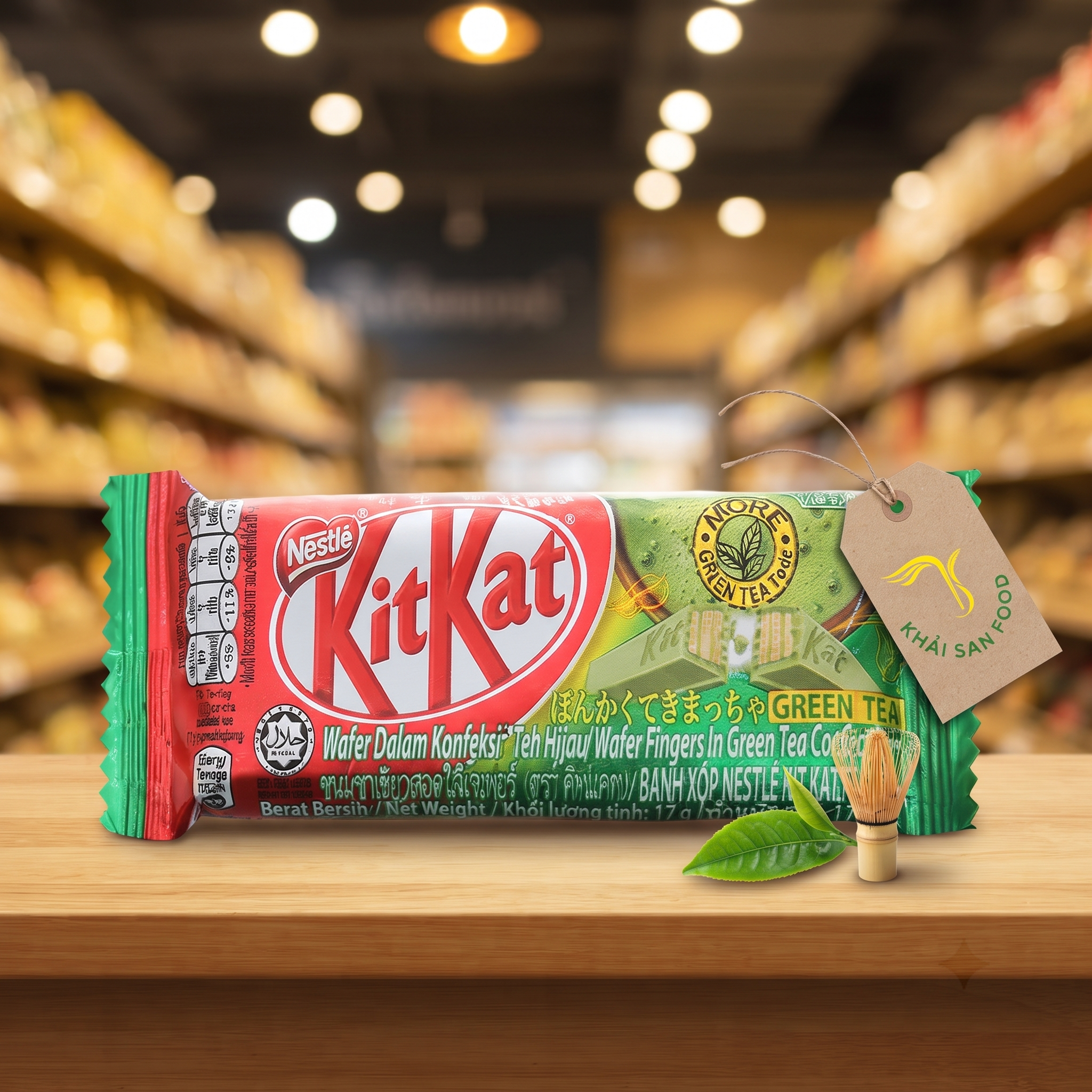 Kitkat Thanh 2F 17G Trà Xanh