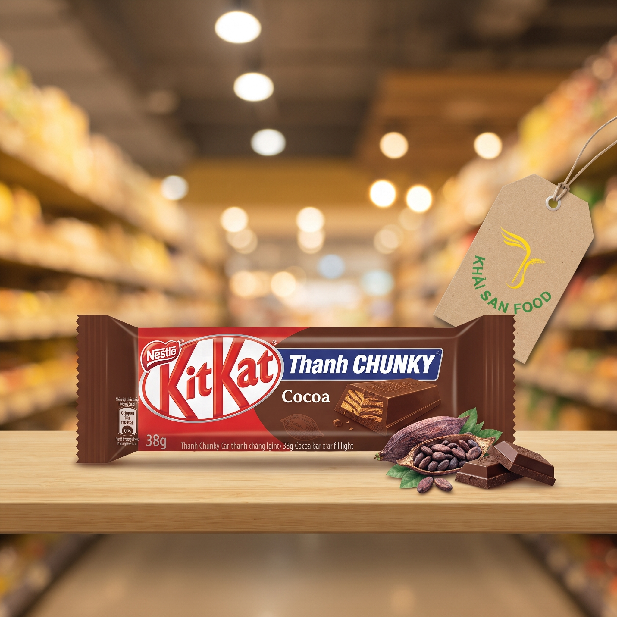 Kitkat Thanh Chunky 38G Cocoa Kitkat Thanh Chunky 38G Cocoa