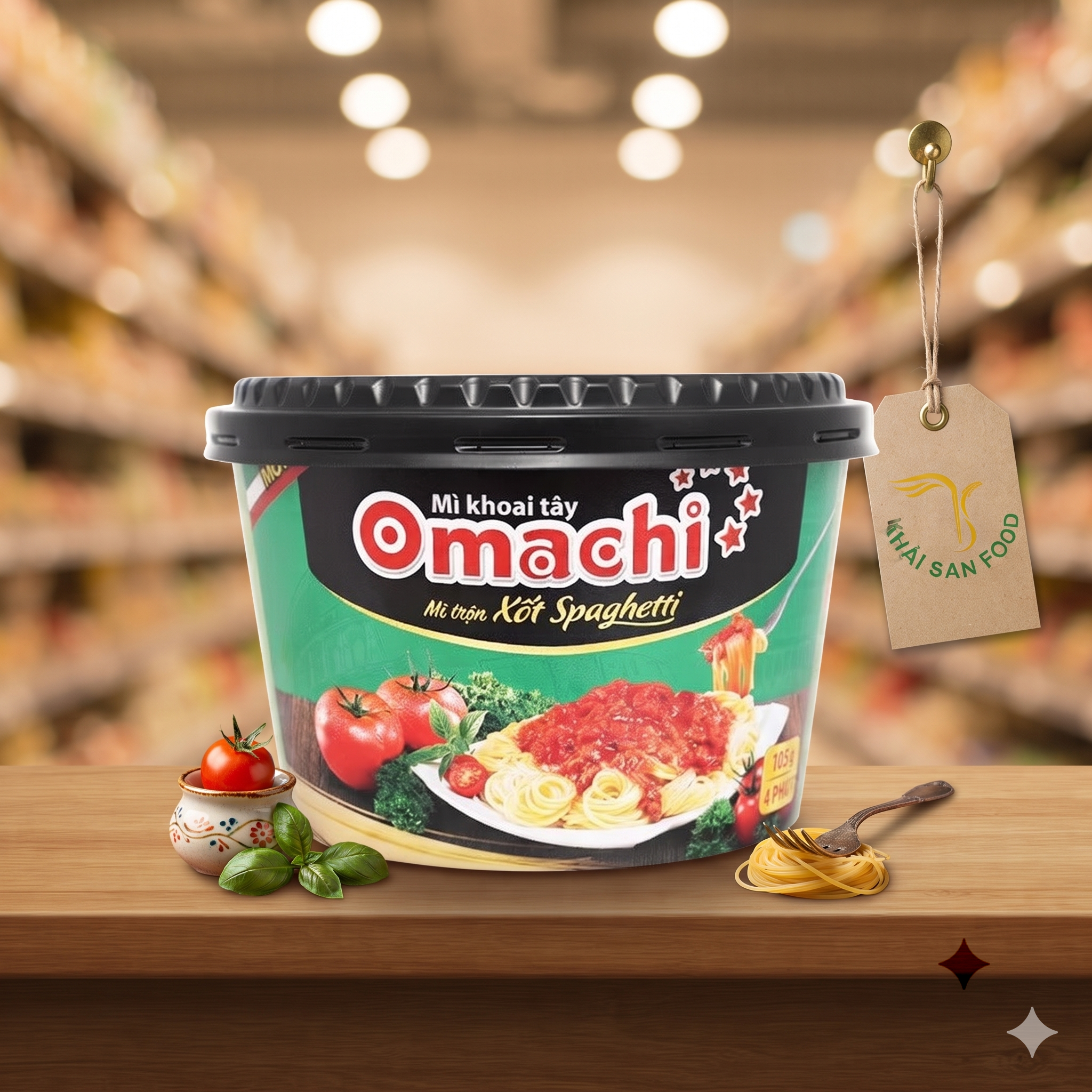 MS Mì Omachi Trộn Xốt Spaghetti 105g