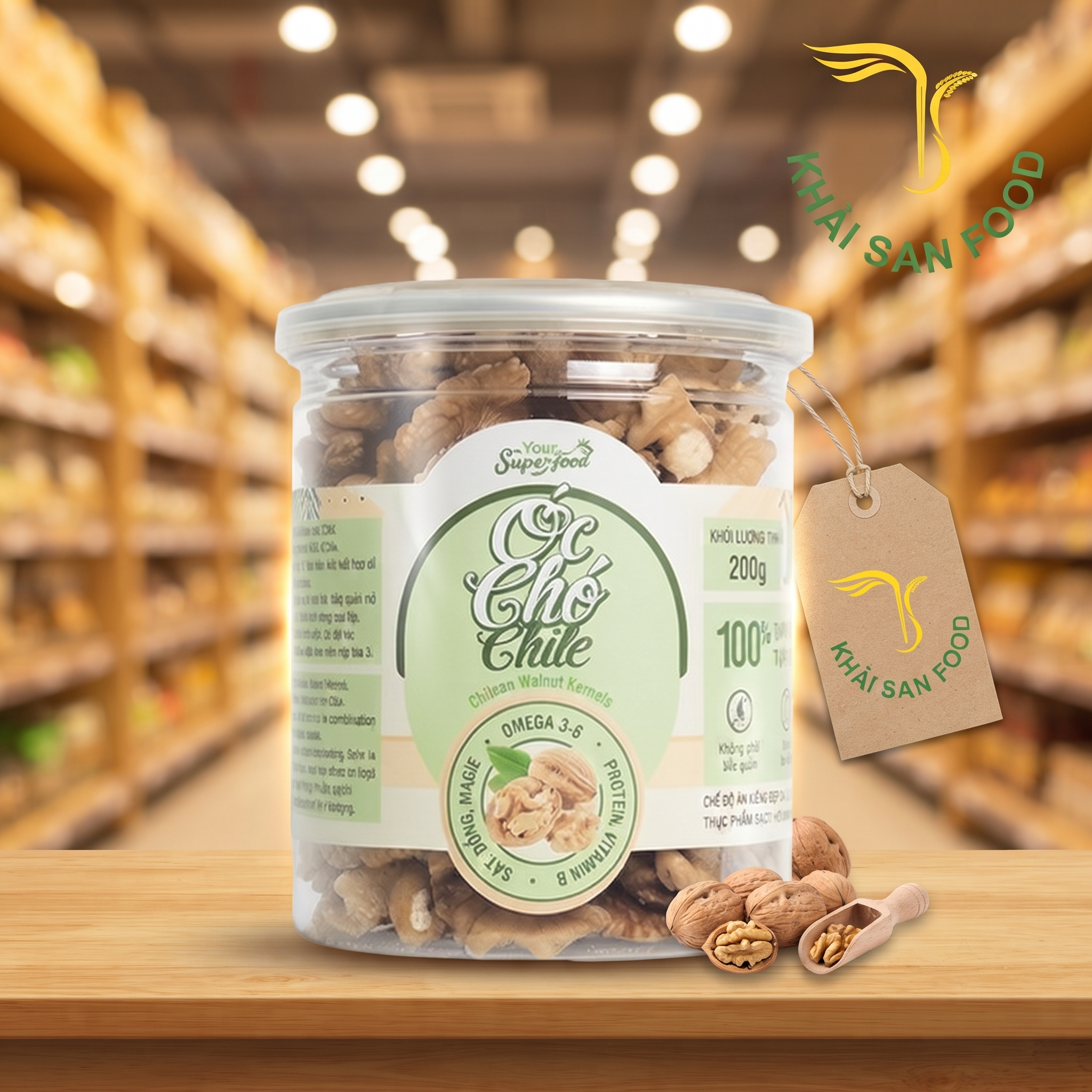 Nhân Óc Chó Chile Hộp 200G