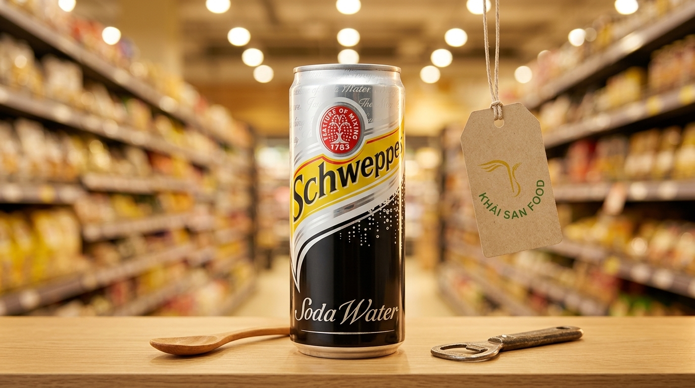 Nước Schweppes Soda Lon 320Ml