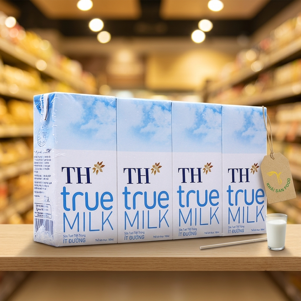 STTT Ít Đường TH True Milk 180ML*48H