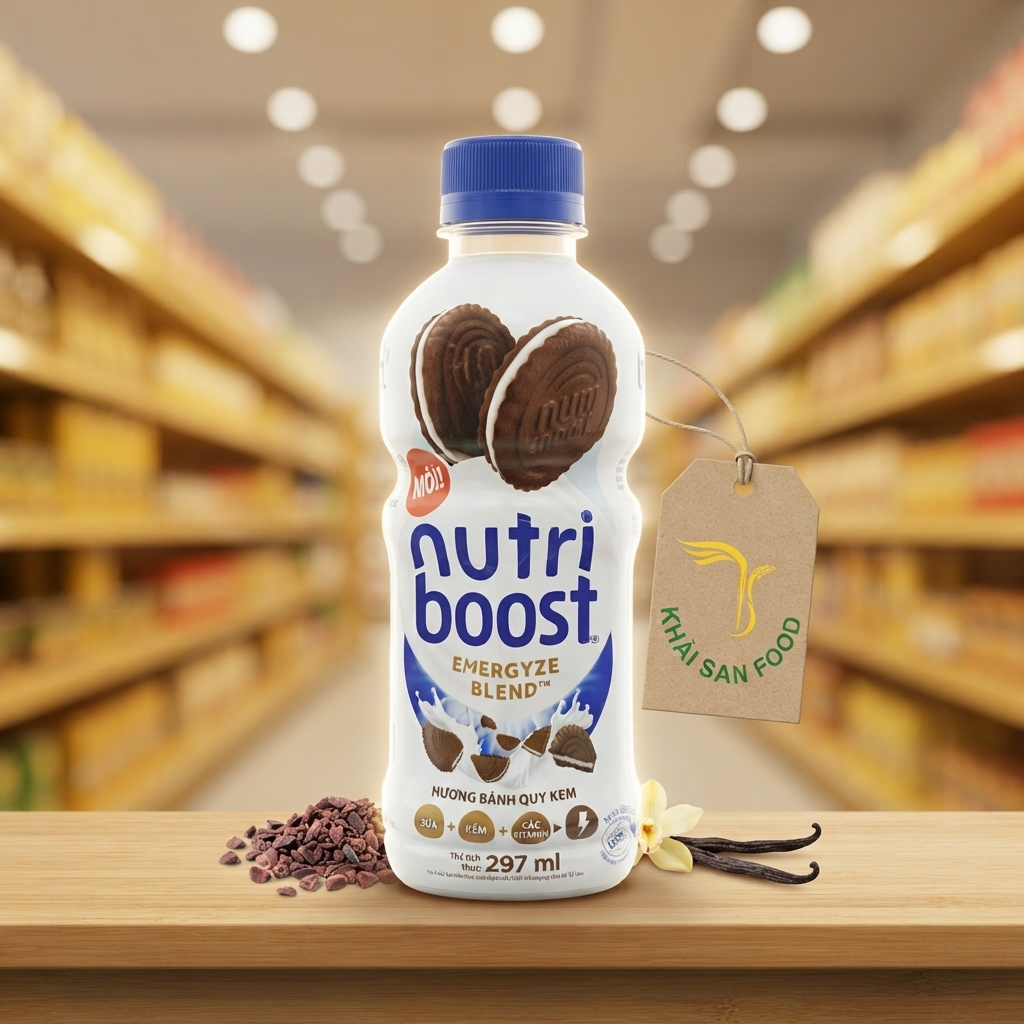 Sữa Trái Cây Nutriboost Hương Bánh Quy Kem 297ml