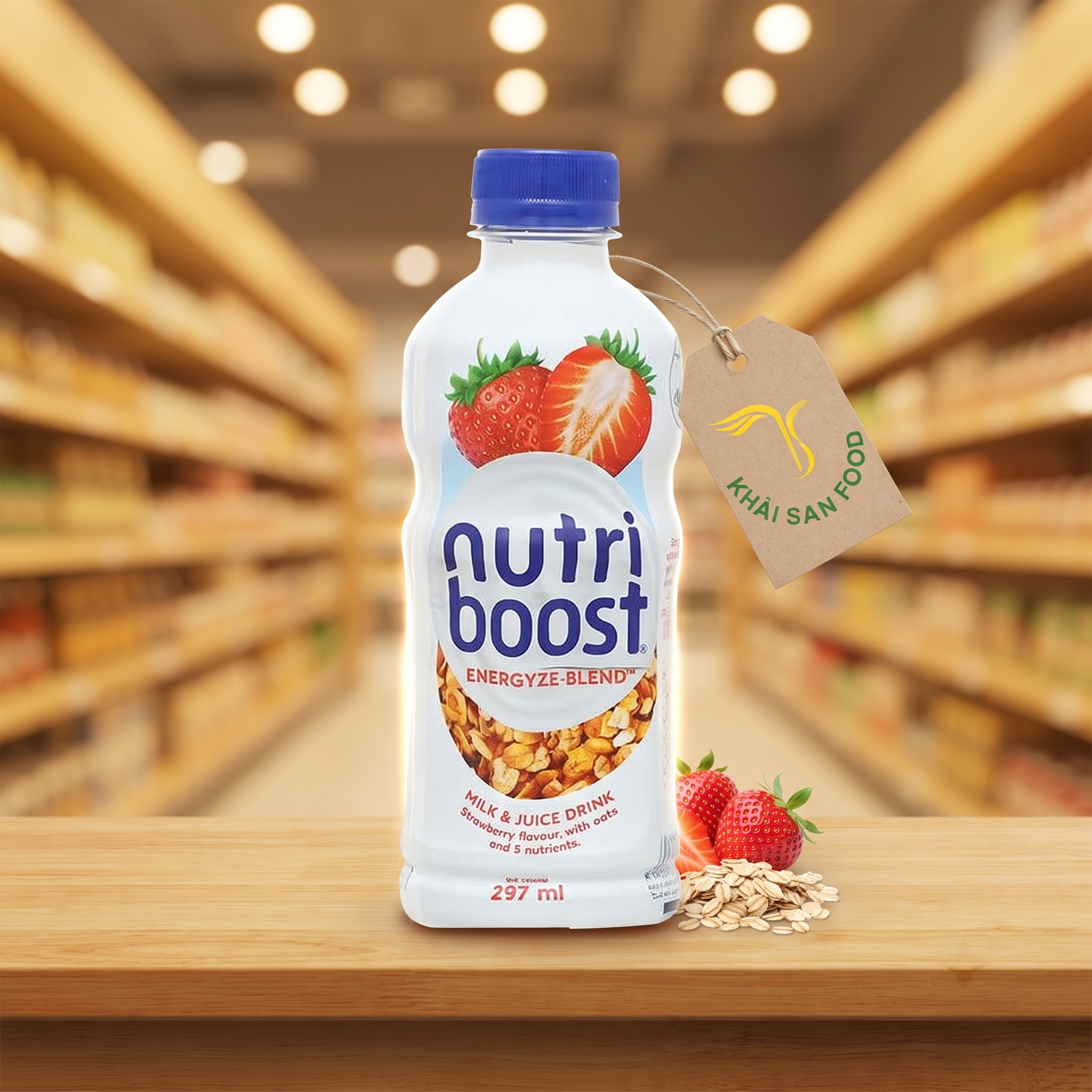 Sữa Trái Cây Nutriboost Hương Dâu-Yến Mạch 297ml Sữa Trái Cây Nutriboost Hương Dâu-Yến Mạch 297ml