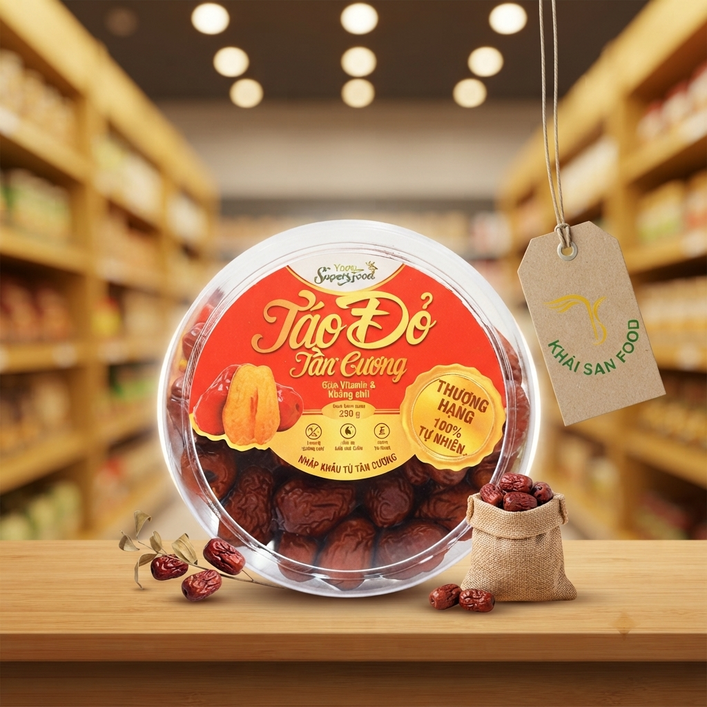 Táo Đỏ Rời Tân Cương Hộp 250G