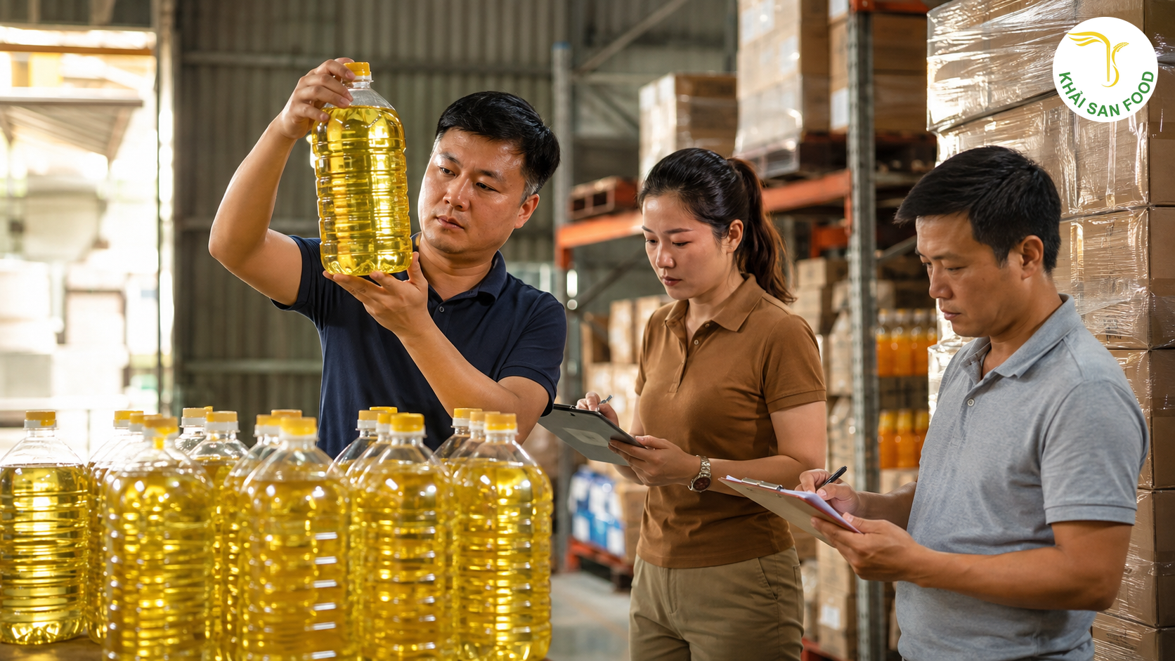 Kiểm soát chất lượng dầu đậu nành khi nhập sỉ